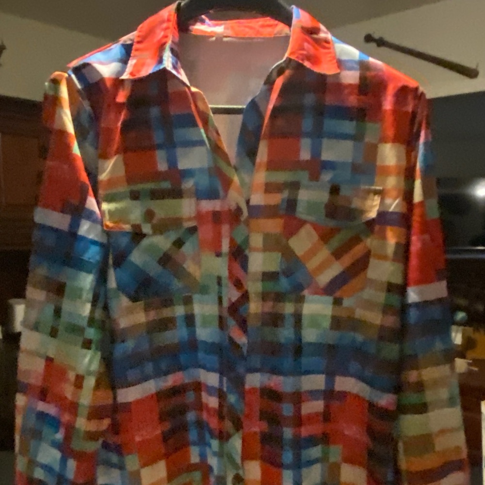 Women’s Multi colored long sleeve top